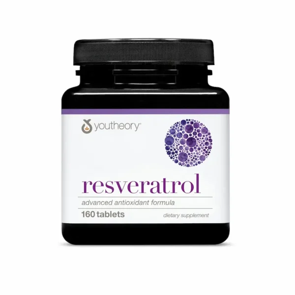 Youtheory Resveratrol Advanced Antioxidant Formula – 160 Tablets