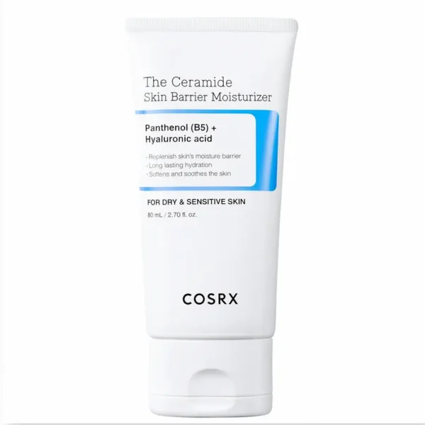 COSRX The Ceramide Skin Barrier Moisturizer – Panthenol (B5) + Hyaluronic Acid (80 mL / 2.70 fl. oz.)