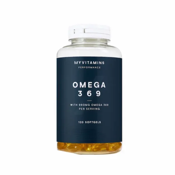 MyVitamins Omega 3-6-9 – 990 mg Essential Fatty Acids, 120 Softgels