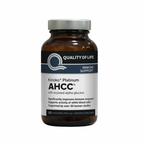 Quality of Life Kinoko Platinum AHCC® – Immune Support, 750 mg, 60 Vegicaps