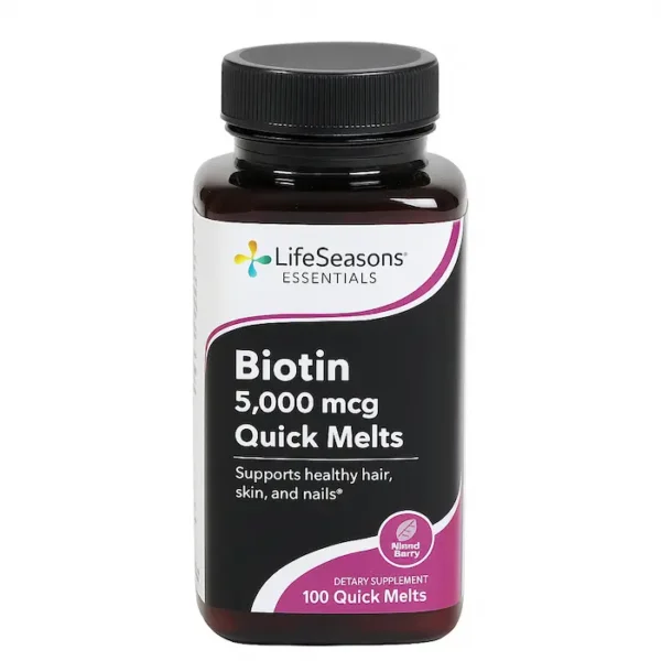 LifeSeasons Essentials Biotin 5,000 mcg Quick Melts