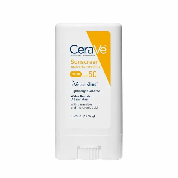 CeraVe Sunscreen Stick SPF 50 – Invisible Zinc